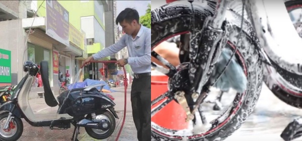  Xe đạp điện hoàn toàn rửa được