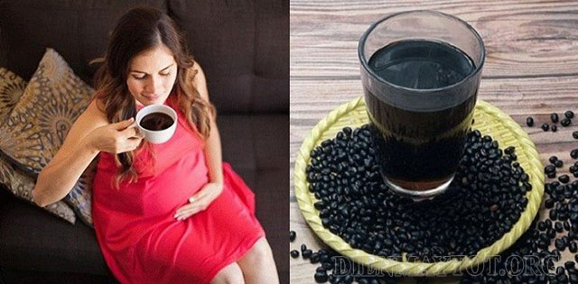 Nước đậu đen rang tốt cho phụ nữ có thai
